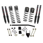 Skyjacker 3.5-4.0" Coils Lift Kit Black MAX Shocks for 2020 Jeep Wrangler JL Non-Rubicon. - JL40BPBLTD