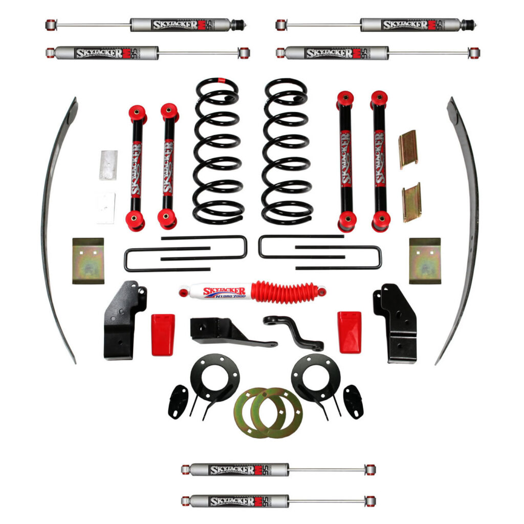 Skyjacker 4-4.5" Suspension Lift Kit Lift Kit M95 Shocks for 00-01 Dodge Ram 2500 and 00-01 Dodge Ram 3500 - D4522K-M