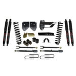 Skyjacker 4" Coil Springs Lift Kit Black MAX Shocks for 17-19 Ford F-350 Super Duty. - F174024K3-B