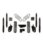 Skyjacker 4" Coils Lift Kit Black MAX Shocks for 1980-1996 Ford Bronco - 184BK-B