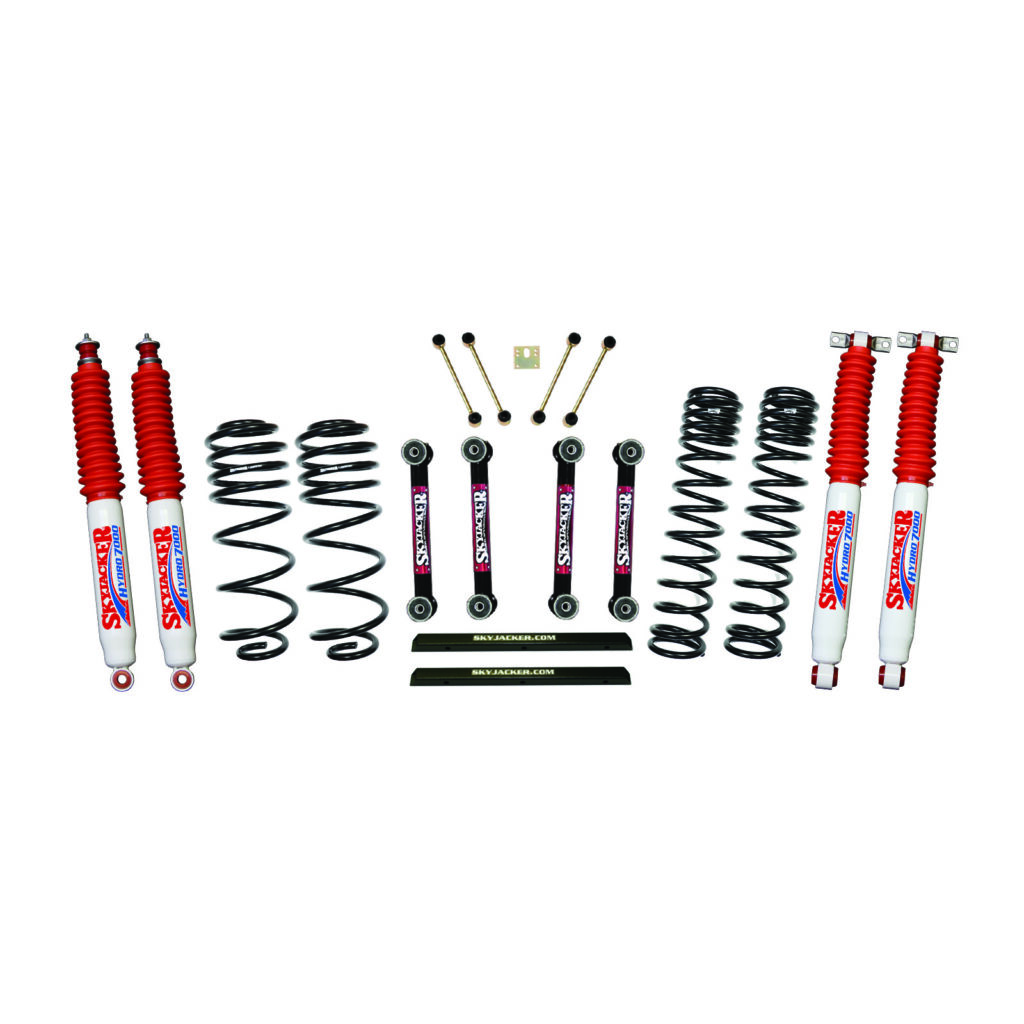 Skyjacker 4" Coils Lift Kit Hydro Shocks for TJ/LJ 1997-2002 Jeep Wrangler - TJ401BPHLT