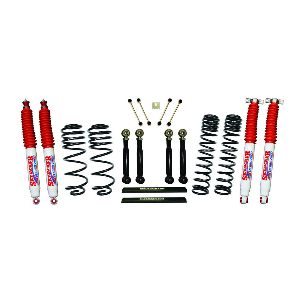 Skyjacker 4" Coils Lift Kit Hydro Shocks for TJ/LJ 1997-2002 Jeep Wrangler. - TJ401BPHLTX