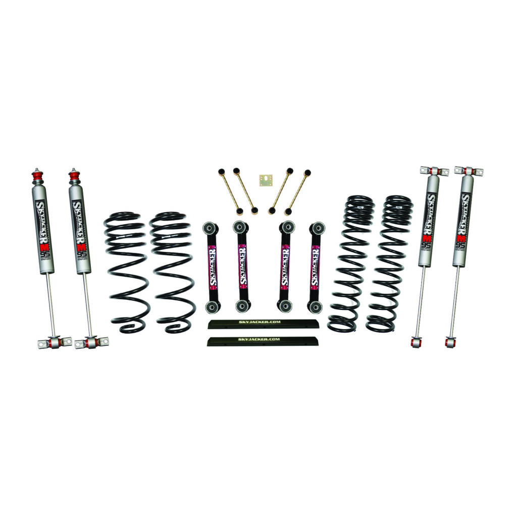 Skyjacker 4" Coils Lift Kit M95 Shocks for 1997-2002 Jeep Wrangler (TJ/LJ) - TJ401BPMLT