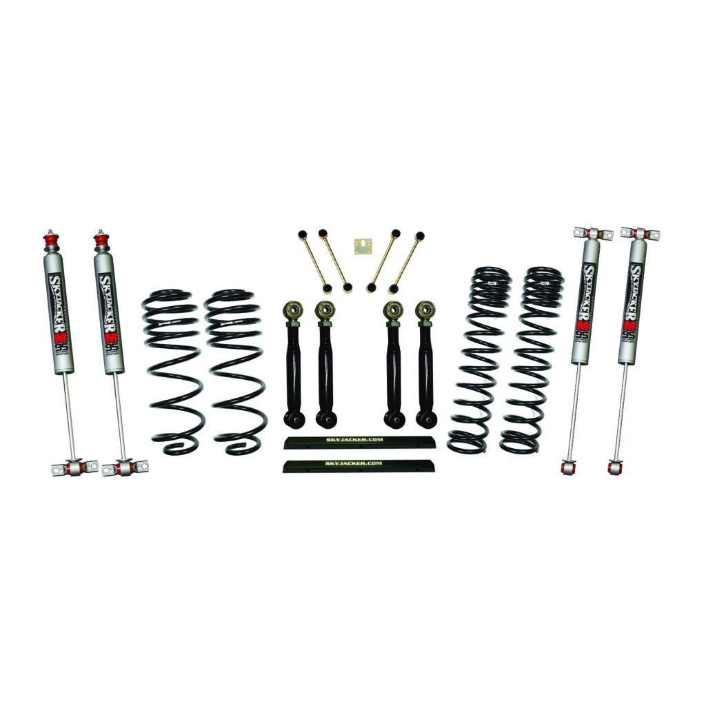 Skyjacker 4" Coils Lift Kit for TJ/LJ 1997-2002 Jeep Wrangler. - TJ401BPMLTX