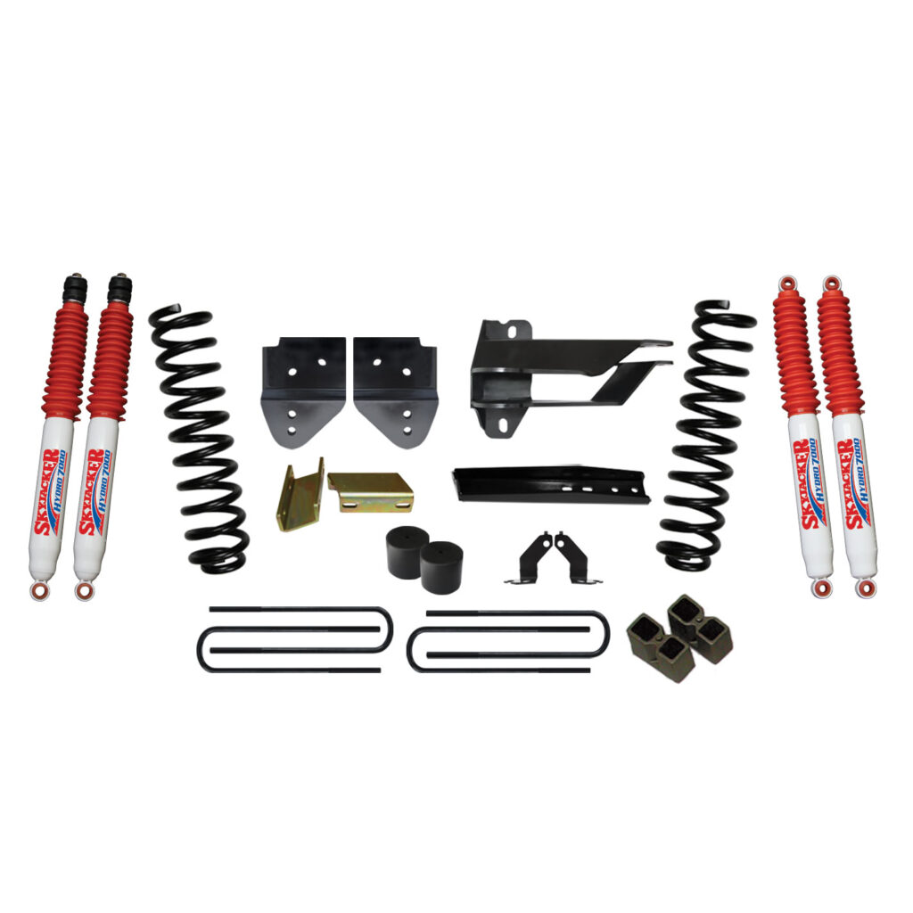 Skyjacker 4" Coils and Blocks. Lift Kit for 17-19 Ford F-350 Super Duty - F17401K3-H