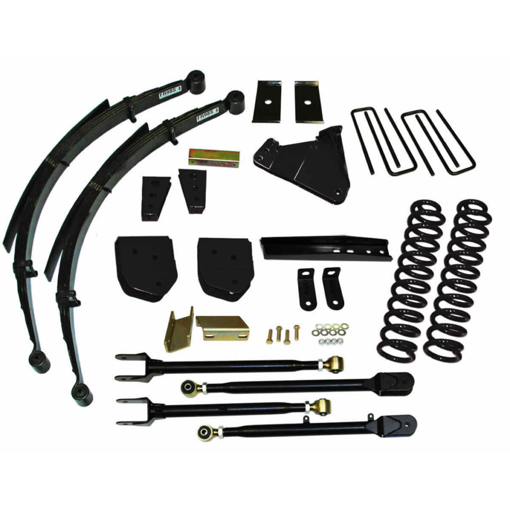 Skyjacker 4" Leaf Springs Lift Kit for 11-16 Ford F-250 Super Duty and 11 Ford F-350 Super Duty. - F114024KS