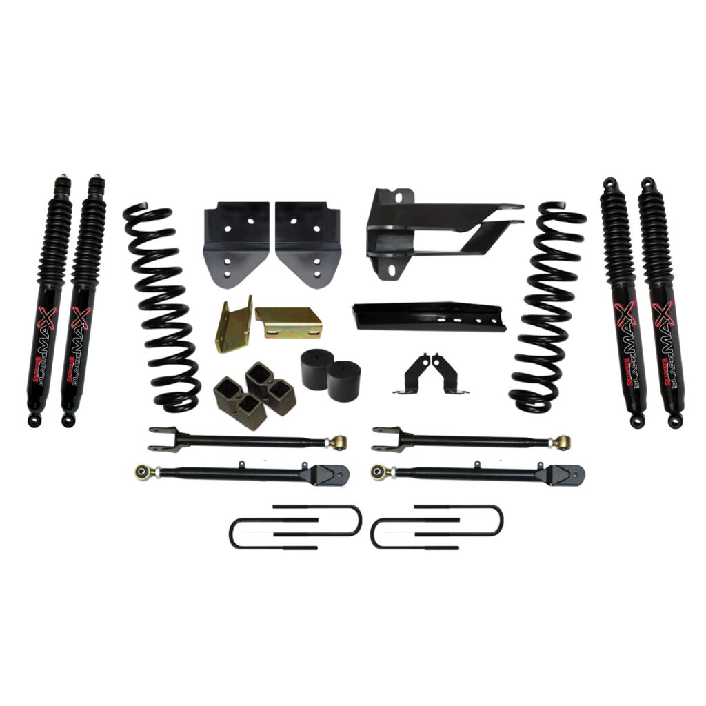 Skyjacker 4" Springs Lift Kit Black MAX Shocks for 17-19 Ford F-250 Super Duty - F174024K-B