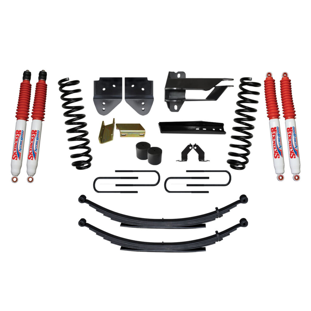 Skyjacker 4" Springs Lift Kit Nitro Shocks for 17-19 Ford F-250/ F-350 Super Duty Gas - F17401KS-N