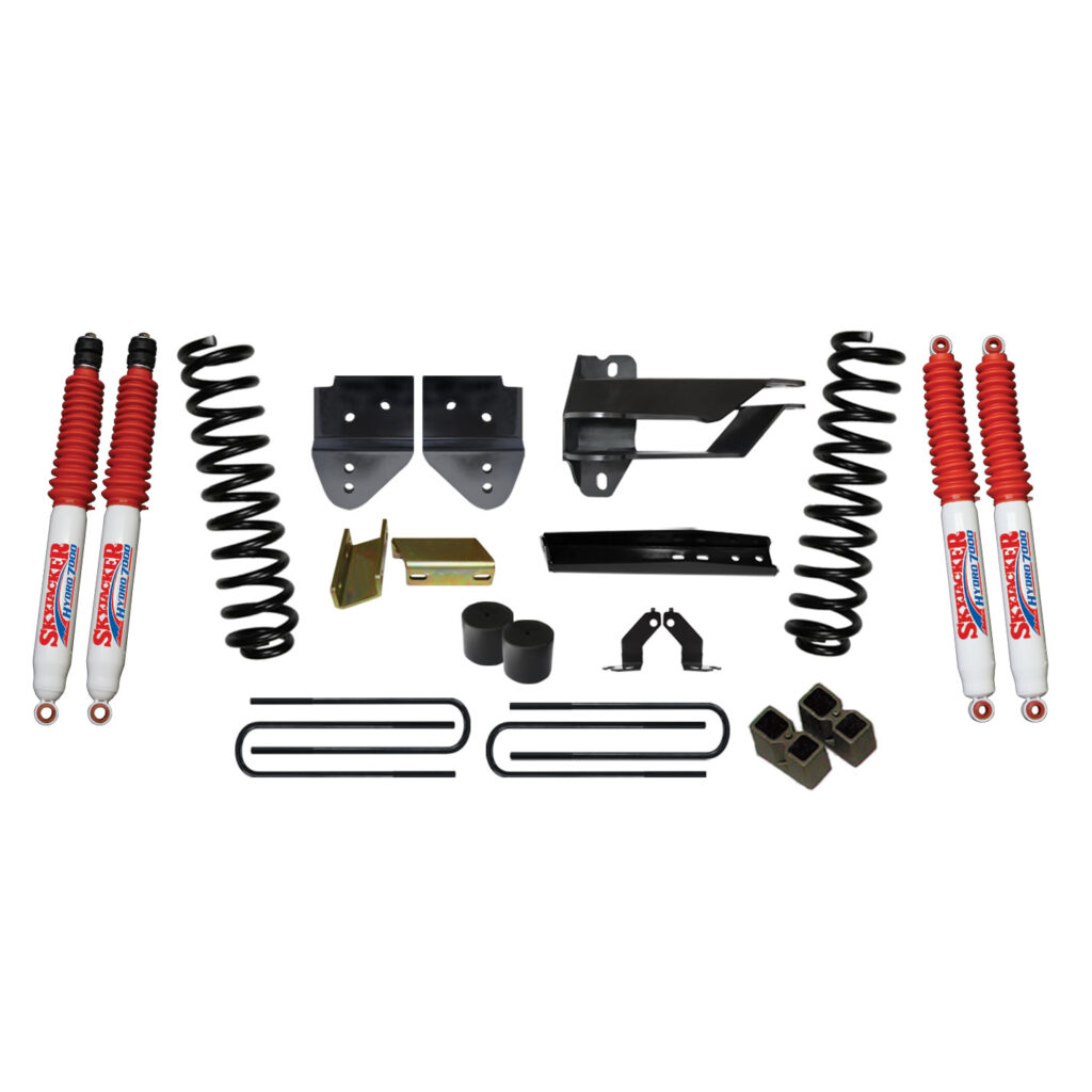 Skyjacker 4" Suspension. Lift Kit Hydro Shocks for 17-19 Ford F-250 Super Duty - F17451K-H