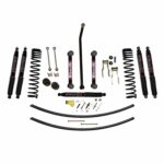 Skyjacker 4.5" Coils Lift Kit Black MAX Shocks for 86-92 Comanche MJ - JC455KBLT