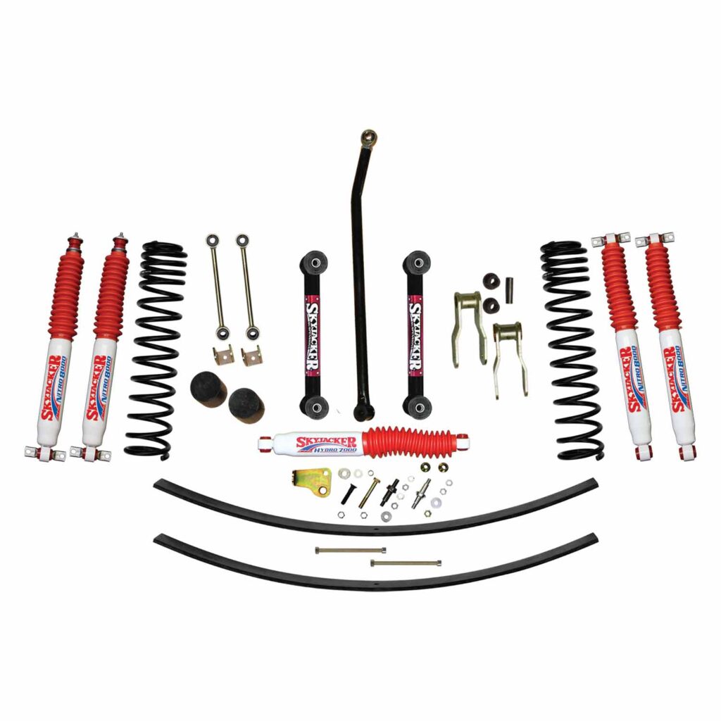 Skyjacker 4.5" Springs Lift Kit Nitro Shocks for 84-01 Cherokee XJ - JC451KNLT