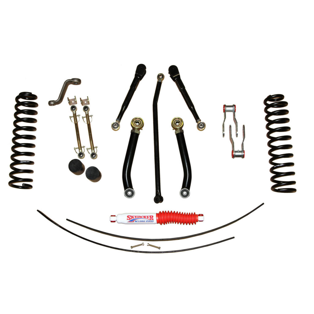 Skyjacker 4.5" Springs Lift Kit Nitro Shocks for 84-01 Jeep Cherokee - JC451K-SVX