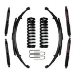 Skyjacker 5" Springs Lift Kit Black MAX Shocks for 75-77 Ford Bronco - 174EBKS-B