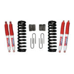 Skyjacker 5" coil spring Lift Kit Nitro Shocks for 75-77 Bronco - 174EBK-N