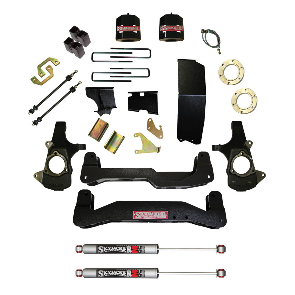 Skyjacker 6-7" Blocks Lift Kit M95 Shocks for 14-17 Silverado/Sierra 1500 - C14660APK-M