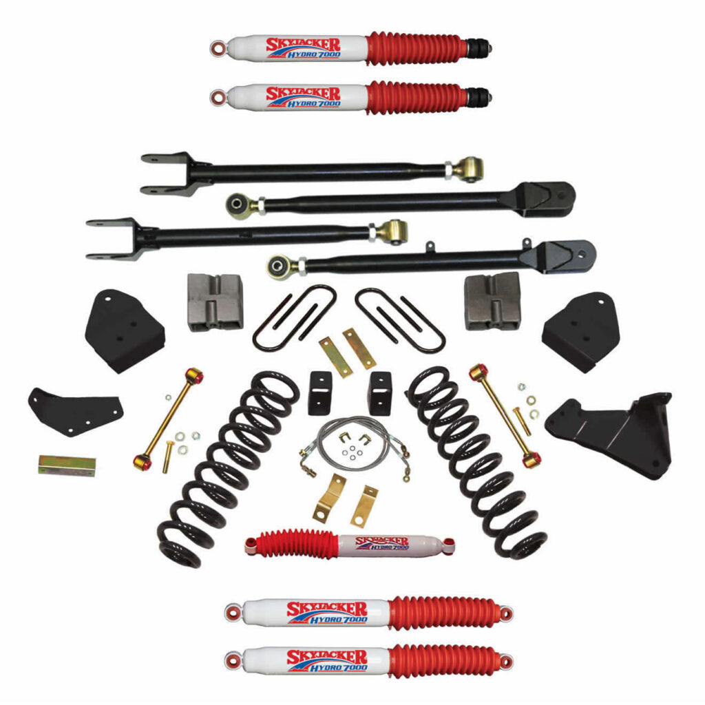 Skyjacker 6" Coils Lift Kit Black MAX Shocks for 08-10 Ford F-350 Super Duty. - F86024KSH-H