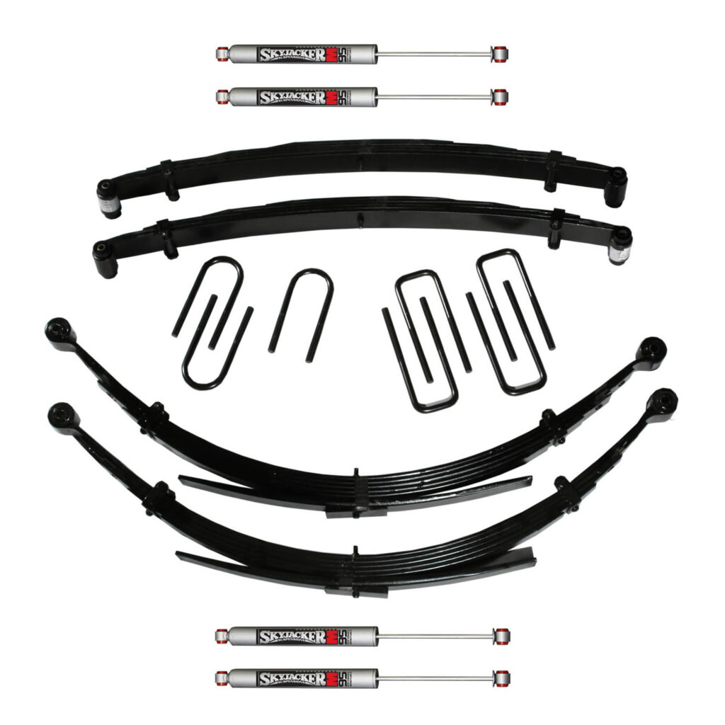 Skyjacker 6" Leaf Springs Lift Kit M95 Shocks for 89-91 Dodge W250/W350 - D600CDKS6-M