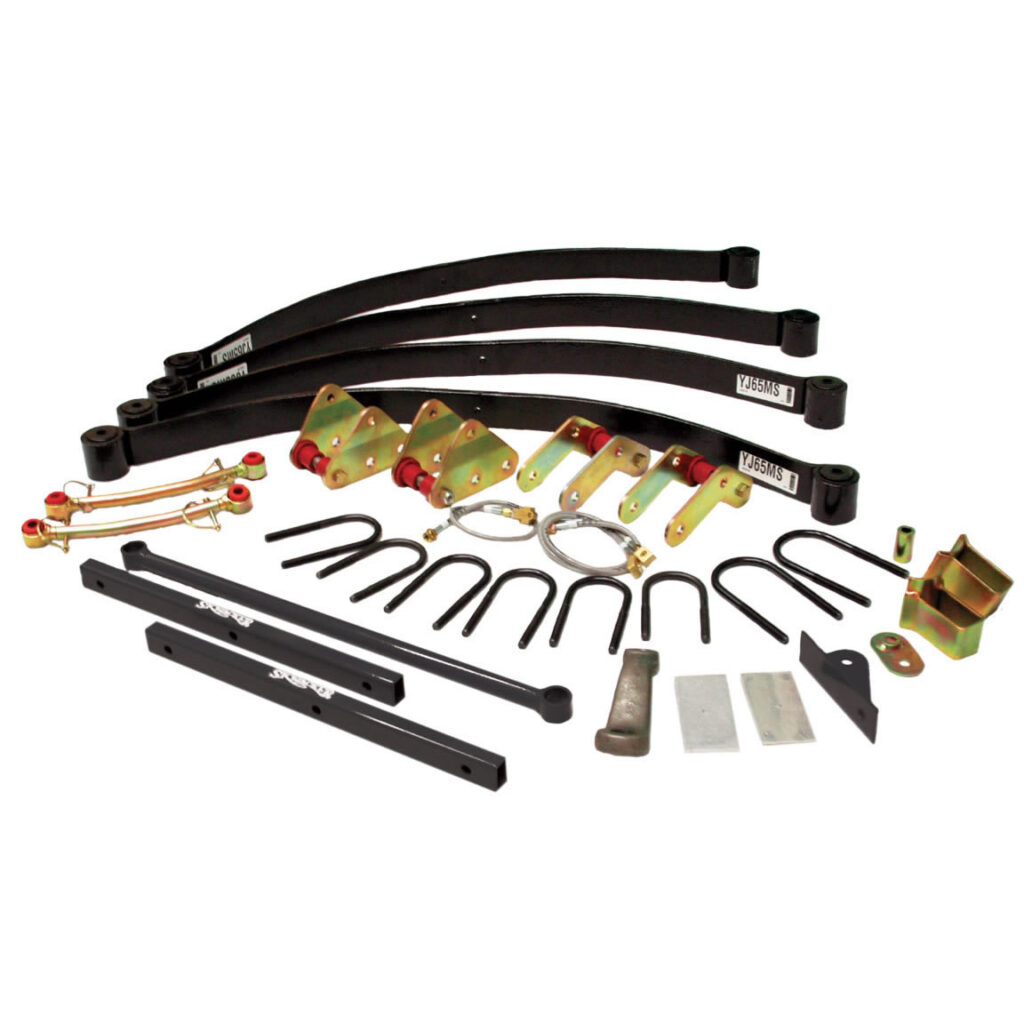 Skyjacker 6" Leaf Springs Lift Kit Nitro Shocks for 87-95 Wrangler YJ - YJ60MK