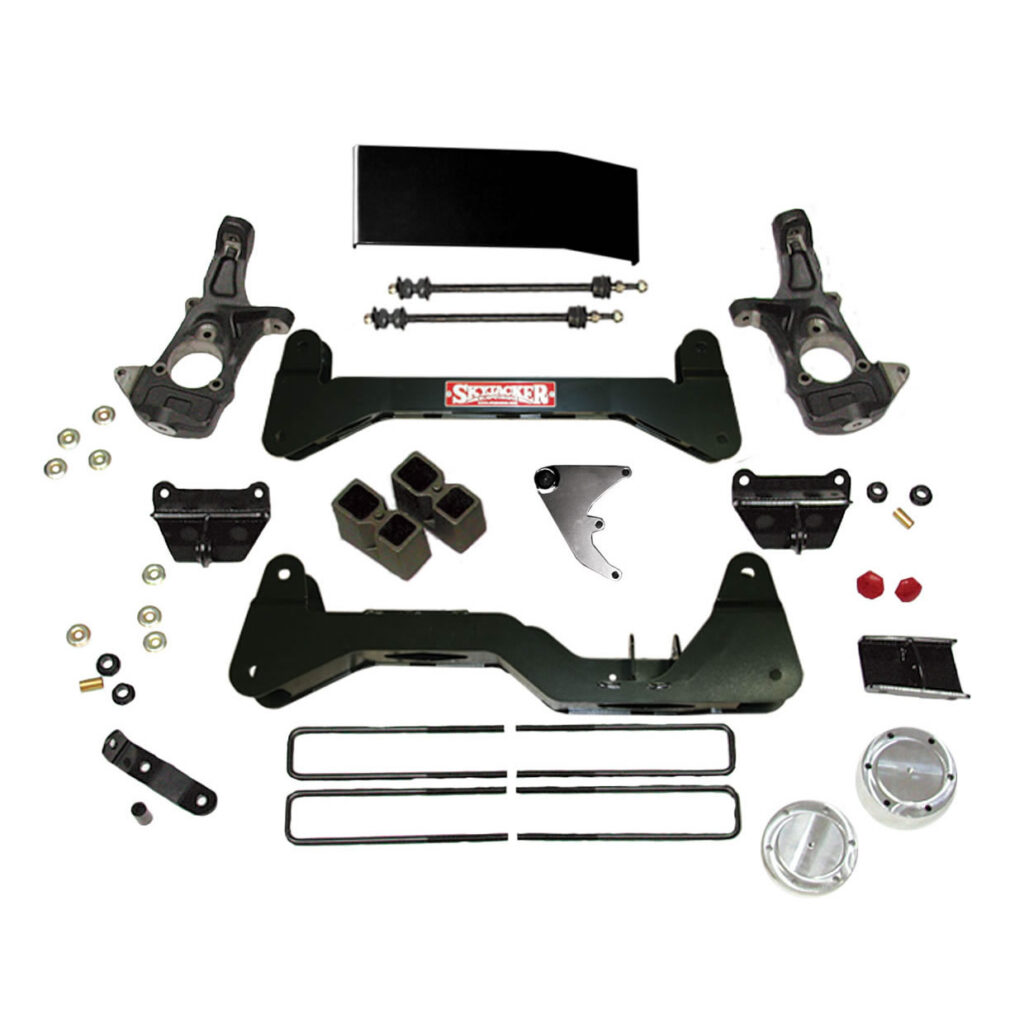 Skyjacker 6" Leaf Springs Lift Kit Nitro Shocks for 99-06 Silverado/Sierra 1500. - C9661K-NSP