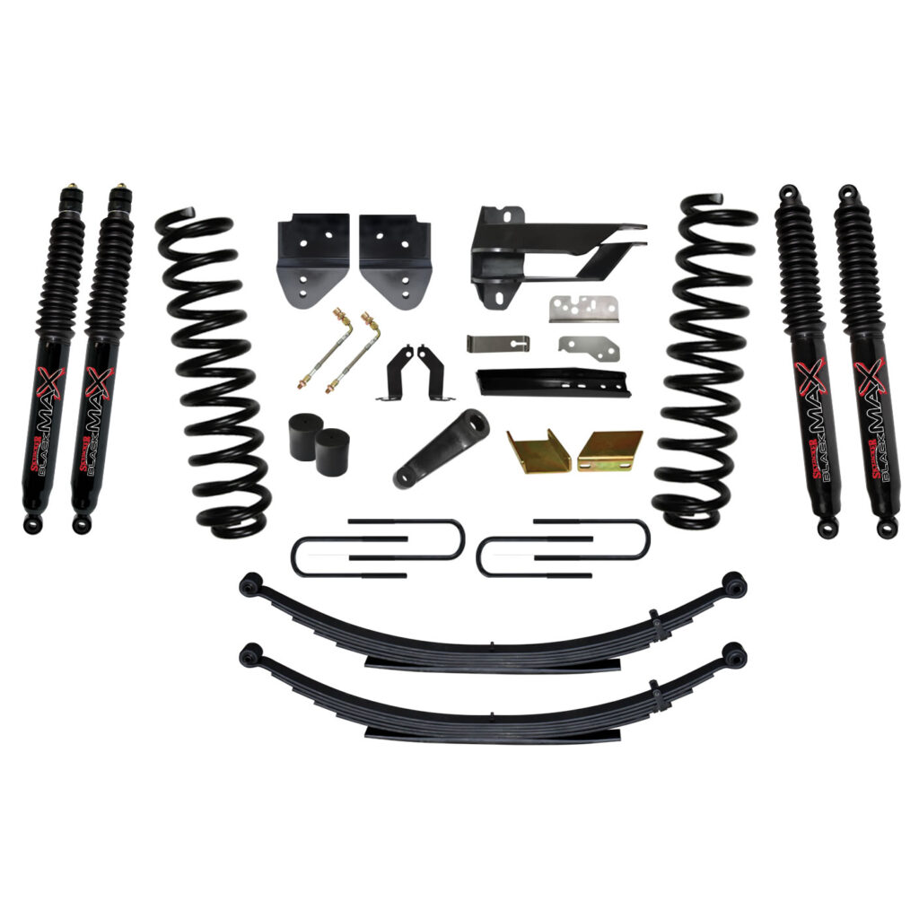 Skyjacker 6" Springs Lift Kit Black MAX Shocks for 17-19 Ford F-250/ F-350 Super Duty Diesel - F17651KS-B