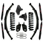 Skyjacker 6" Springs Lift Kit Black MAX Shocks for 80-96 Ford F-150 - 186BKS-B