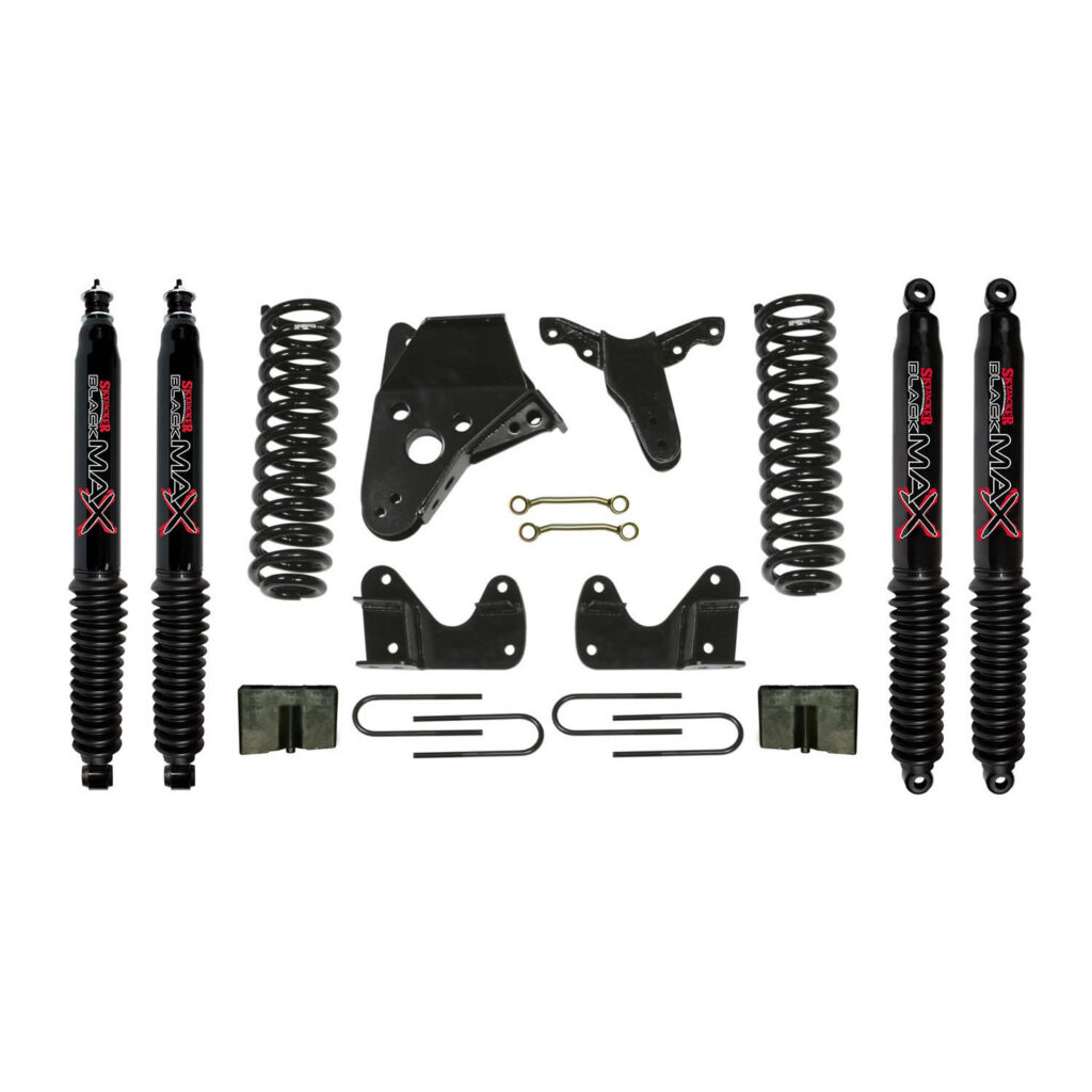 Skyjacker 6" Springs Lift Kit Black MAX Shocks for 84-90 Bronco II - 136BHK-B