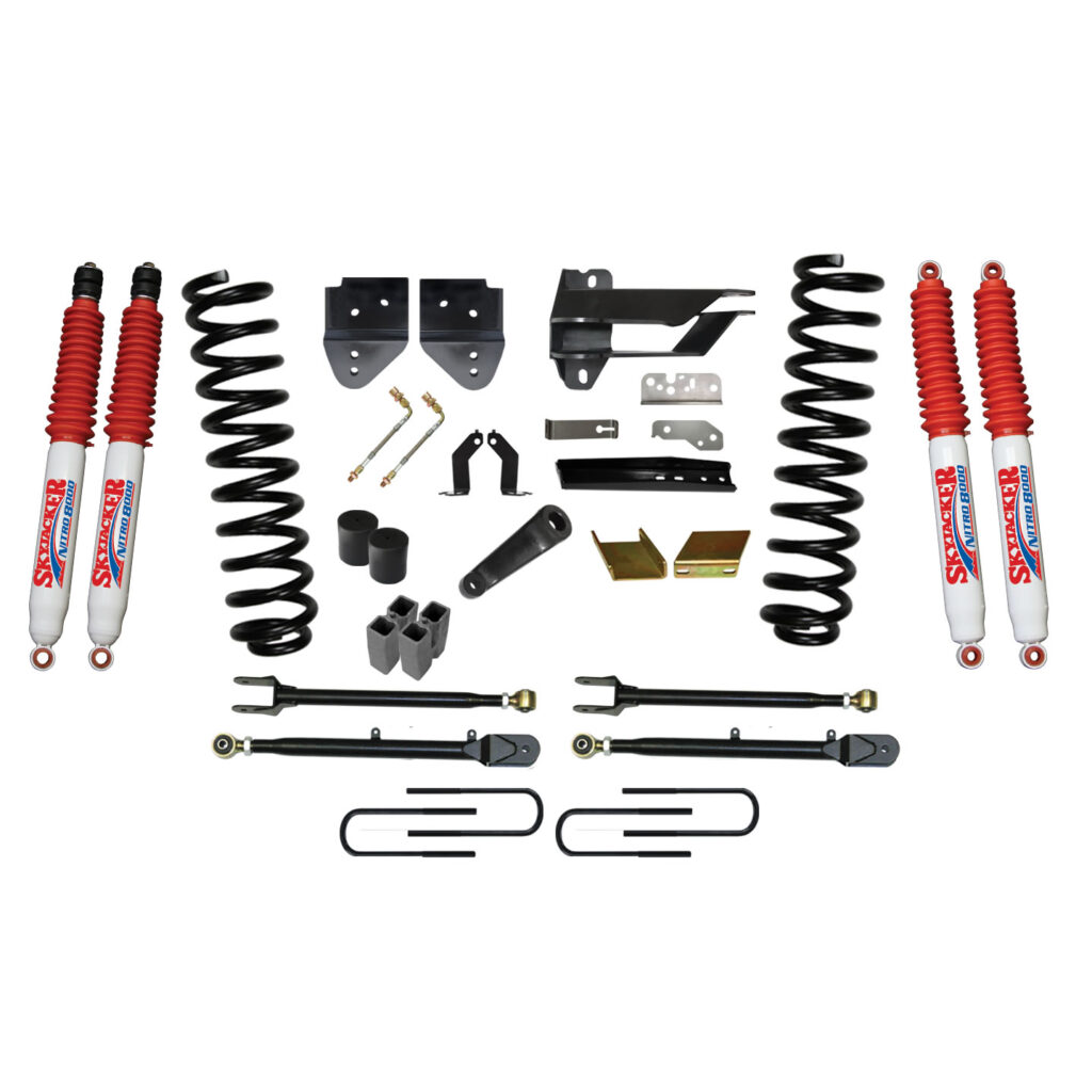 Skyjacker 6" Springs Lift Kit Nitro Shocks for 17-19 Ford F-350 Super Duty - F176524K3-N