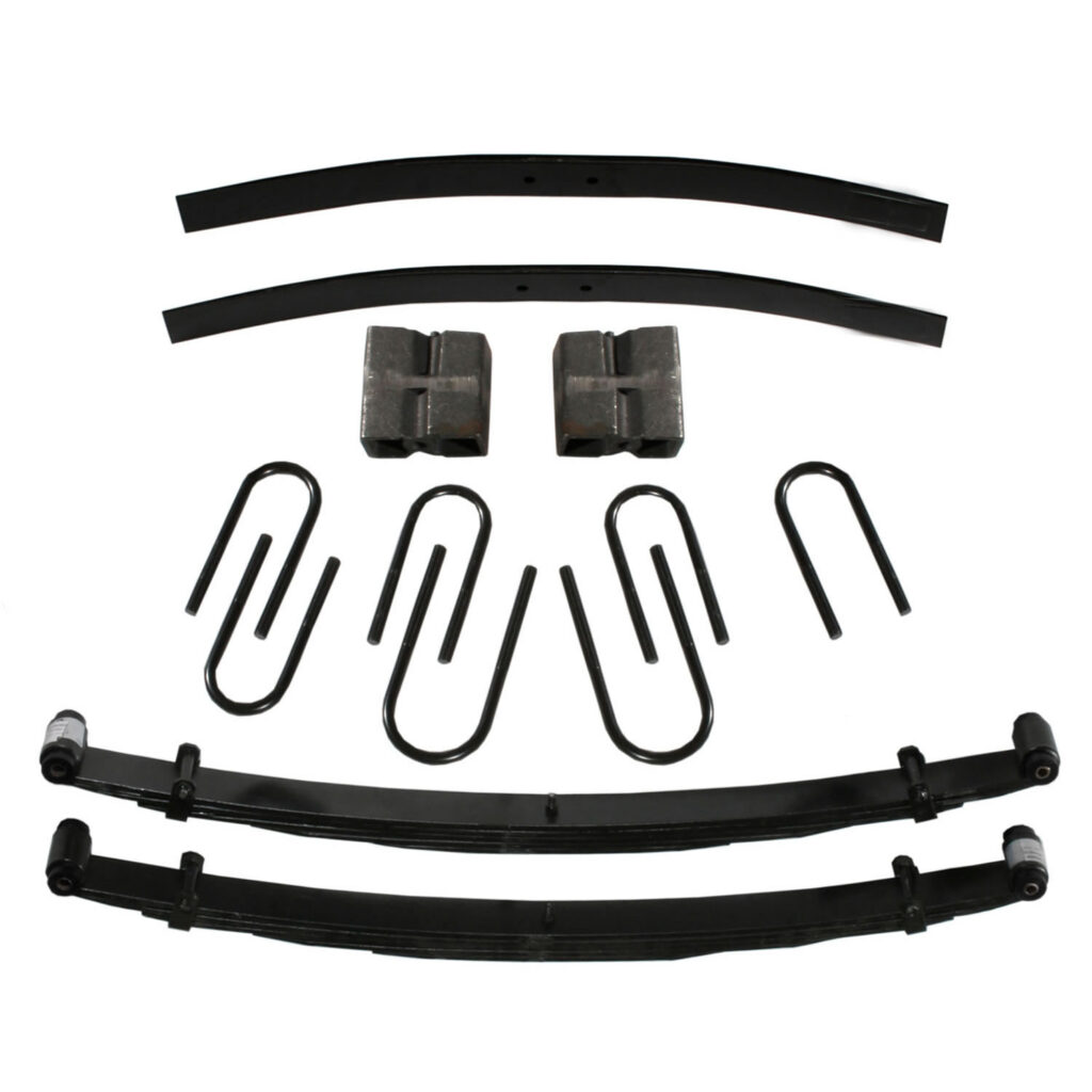 Skyjacker 8" Leaf Springs Lift Kit for 86-89 Dodge W100. - D800BK