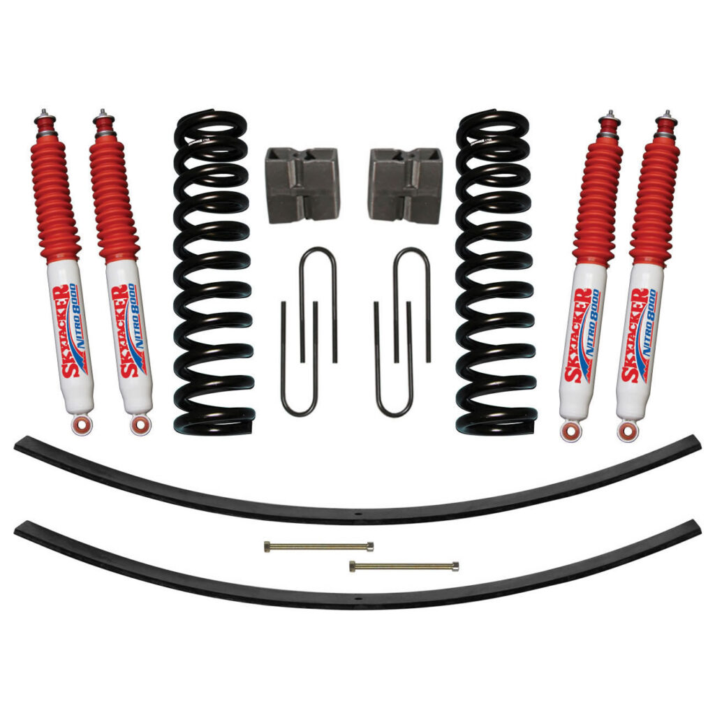 Skyjacker 9" Leaf Springs Lift Kit Nitro Shocks for 1970-1976 Ford F-100