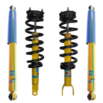 Bilstein 4600 Front Coilovers with OE Replacement Coils and Bilstein 4600 Rear Shocks for 2011-2018 Ram 1500 4WD