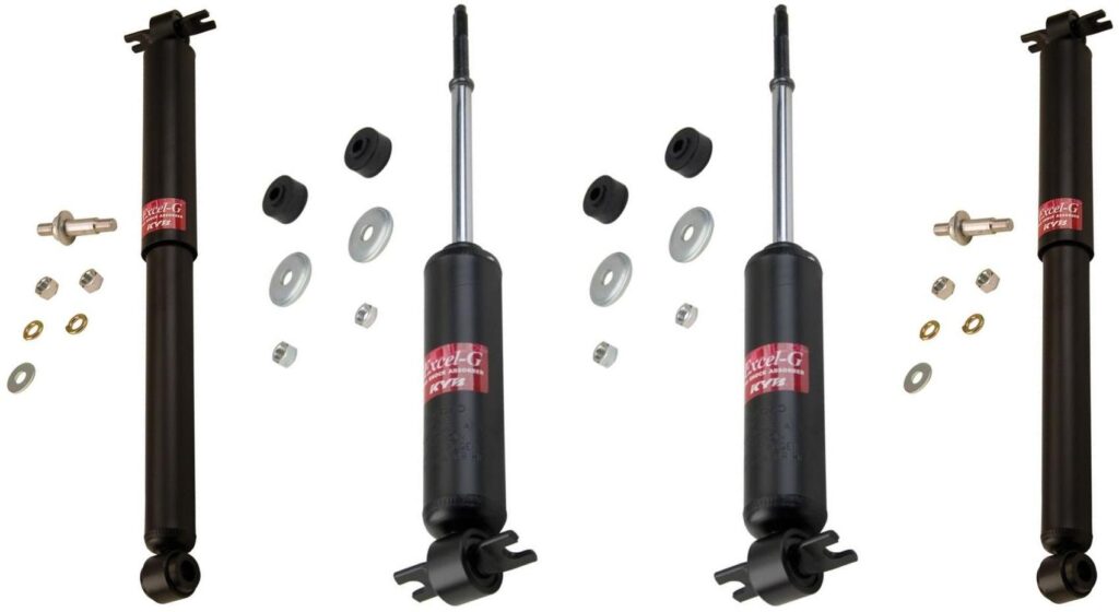 KYB Excel-G GR-2 Front Rear Shocks for 1971-75 CHEVROLET Biscayne Station Wagon 343127 343127 343157 343157