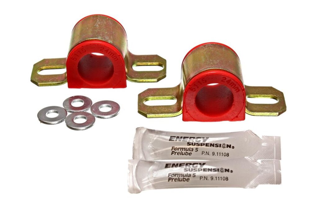 Energy Suspension Front Stabilizer Bar Mount Bushing Red for 1986-1991 Mazda RX-7 11.5104R