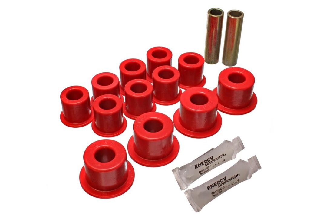 Energy Suspension Rear Leaf Spring Bushing Red for 1987-1993 Isuzu Trooper 14.2102R