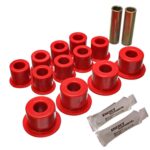 Energy Suspension Rear Leaf Spring Bushing Red for 1987-1993 Isuzu Trooper 14.2102R