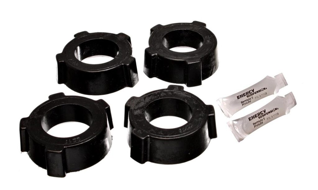 Energy Suspension Coil Spring Plate Bushing Black for 1953-1968 Volkswagen Beetle 15.2108G