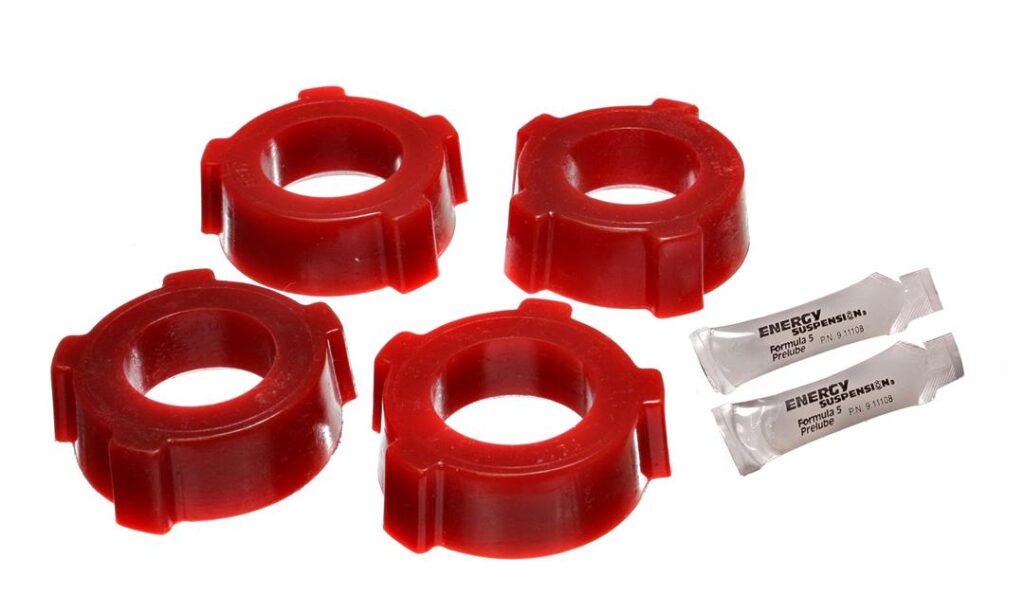 Energy Suspension Coil Spring Plate Bushing Red for 1953-1968 Volkswagen Beetle 15.2108R