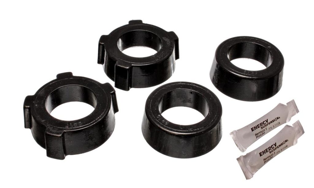 Energy Suspension Coil Spring Plate Bushing Black for 1969-1978 Volkswagen Beetle 15.2109G