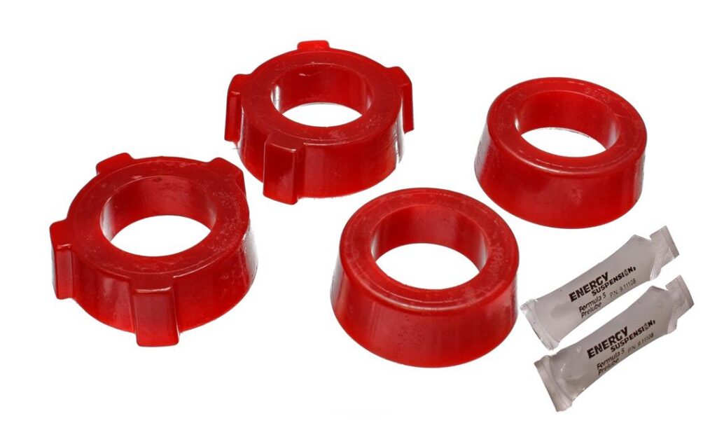 Energy Suspension Coil Spring Plate Bushing Red for 1969-1978 Volkswagen Beetle 15.2109R