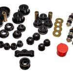 Energy Suspension Suspension Bushing Kit Black for 1984-1987 Honda Civic 16.18101G