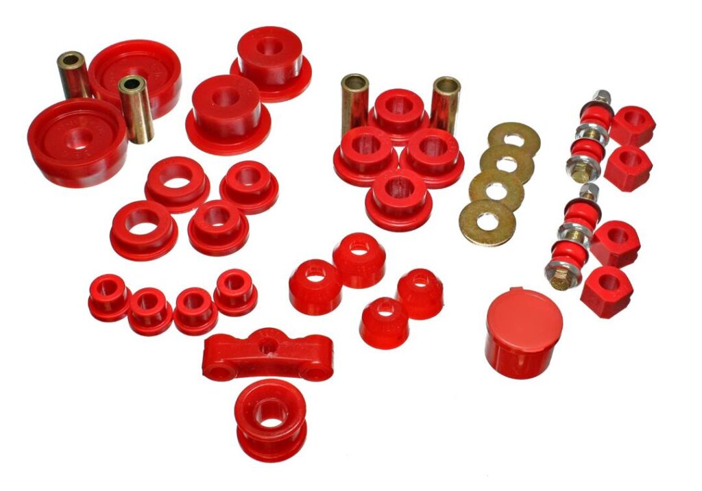 Energy Suspension Suspension Bushing Kit Red for 1984-1987 Honda Civic 16.18101R