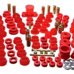 Energy Suspension Suspension Bushing Kit Red for 1988-1991 Honda CRX 16.18102R