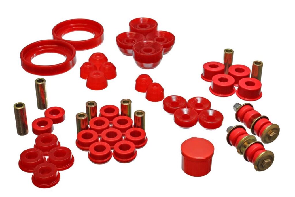 Energy Suspension Suspension Bushing Kit Red for 1990-1993 Honda Accord 16.18107R