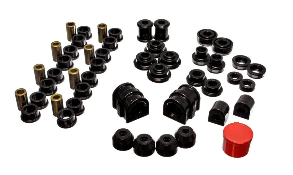 Energy Suspension Suspension Bushing Kit Black for 1993-2002 Saturn SC1 18.18101G