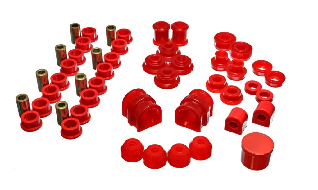 Energy Suspension Suspension Bushing Kit Red for 1993-2002 Saturn SC1 18.18101R