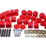 Energy Suspension Body Mount Bushings Red for 1986-1995 Suzuki Samurai 1.4102R