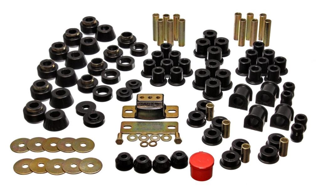 Energy Suspension Suspension Bushing Kit Black for 1987-1995 Jeep Wrangler YJ 2.18101G