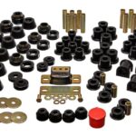 Energy Suspension Suspension Bushing Kit Black for 1987-1995 Jeep Wrangler YJ 2.18101G