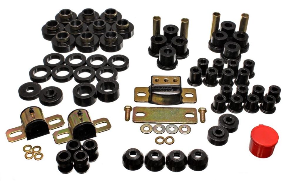 Energy Suspension Suspension Bushing Kit Black for 1980-1986 Jeep CJ7 2.18102G