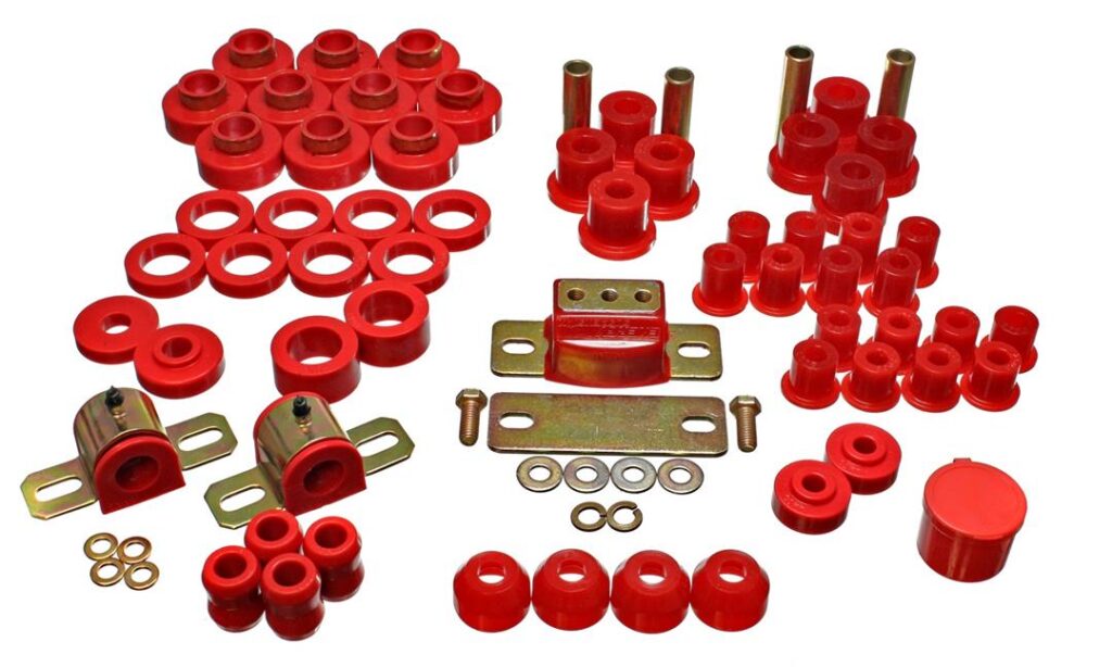 Energy Suspension Suspension Bushing Kit Red for 1980-1986 Jeep CJ7 2.18102R