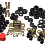 Energy Suspension Suspension Bushing Kit Black for 1976-1979 Jeep CJ7 2.18103G